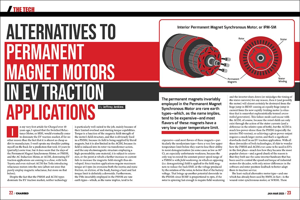 Charged EVs | Alternatives to permanent magnet motors in EV traction ...